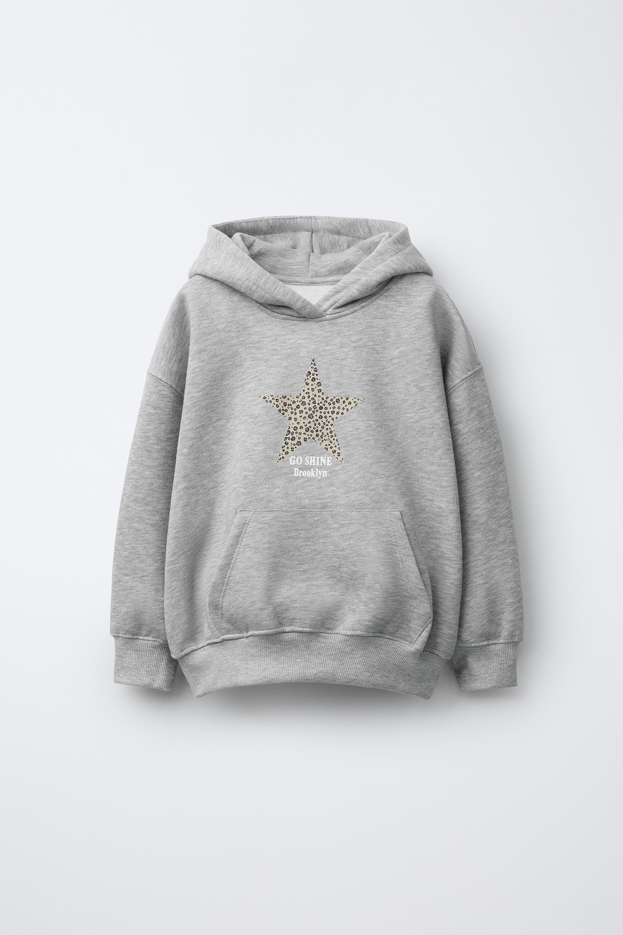 ANIMAL PRINT STAR HOODIE